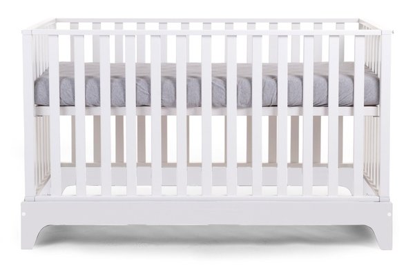 Couchage - Lit Crèche en Bois bébé, enfant - DE // Lit bébé évolutif 70 x 140 cm Blanc