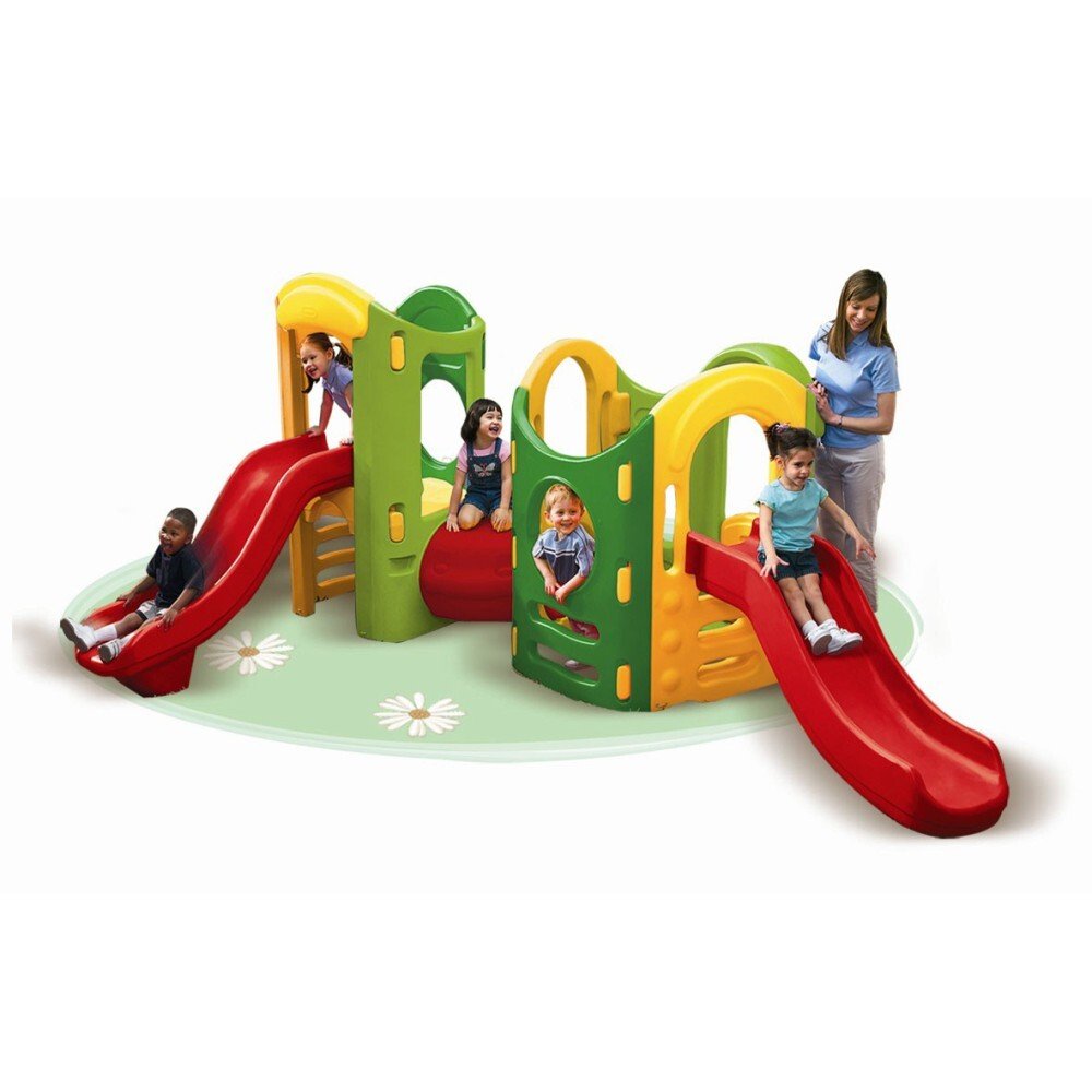 Terrain de jeux de plein air en plastique Kidscenter Qitele