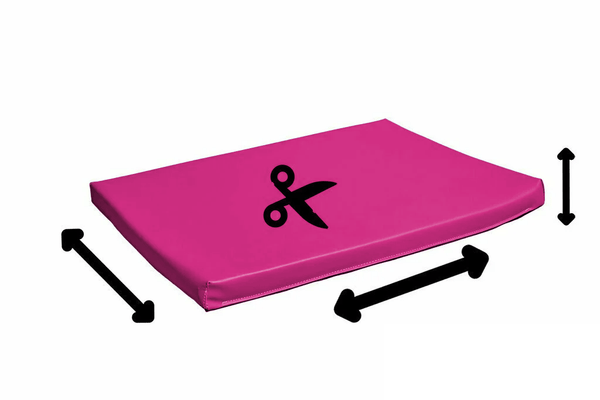 Change - Matelas à Langer - Matelas plat ep 4cm sur mesure fuchsia