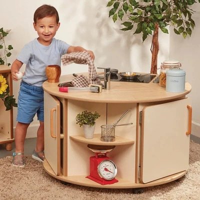 Mobilier - Mobilier de jeux d'imitation - Cuisine de jeu ilot ronde 