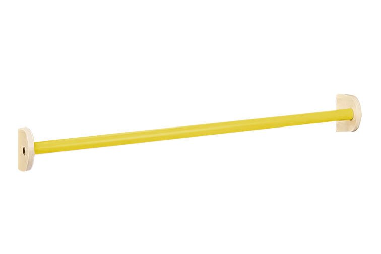 Barre de soutien en bois jaune