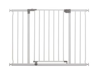 Médical et Prévention - Barrières de Sécurité Enfant - Barrière - Portillon avec rallonge 99 à 105,5 cm - Blanc