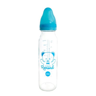 Repas - Biberons Classic et Large - Biberon en verre regul'Air 240 ml - tétine NN silicone