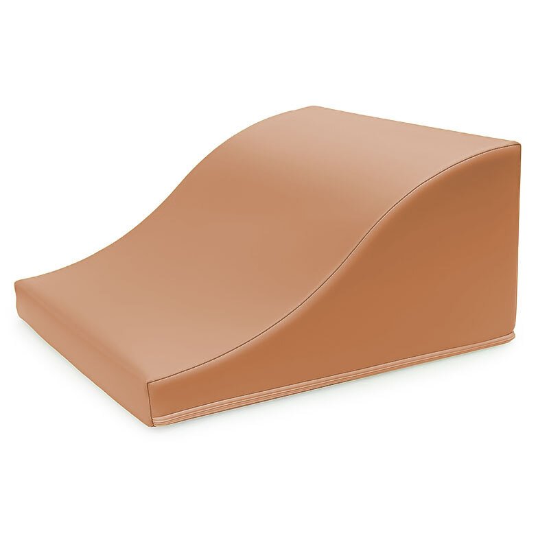 Module demi vague en mousse pvc h.23cm abricot