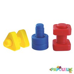 Jouets - Jeux de Construction - Jeu didactique nuts and bolts cartes à visser