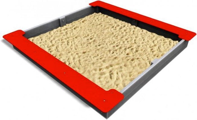 Jeux - Jeux extérieurs - Bac à sable spécial collectivité 200 x 200 cm