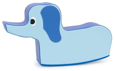 Jeux - Bascules et Équilibre - Éléphant bleu à bascule en mousse