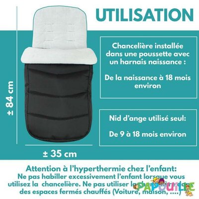 Puériculture - Accessoires de Poussette - Ep // chancelière de poussette universelle