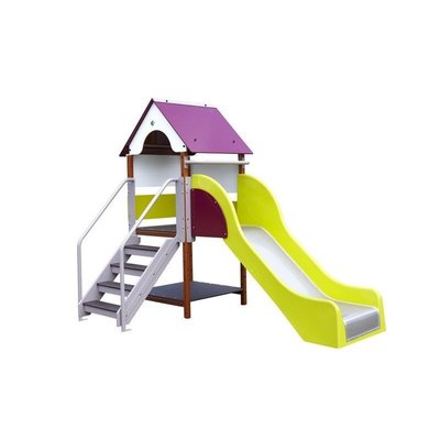 Mobilier - Aire de jeux et structure extérieure - Aire de jeux enfants extérieur mini-glisse - Glissière polyester - Fixations courtes
