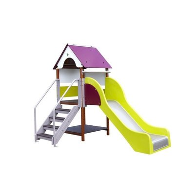 Mobilier - Aire de jeux et structure extérieure - Aire de jeu enfants extérieur mini-glisse - Glissière polyester - Fixations courtes