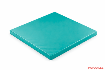 Motricité - Tapis de motricité bébé et enfant - Tapis carré en mousse pvc 100 x 100 x 3cm malouine