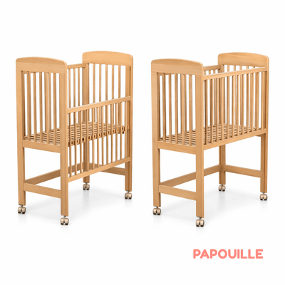 Couchage - Lit Crèche en Bois bébé, enfant - Lit à barreaux haut 100 x 50 cm