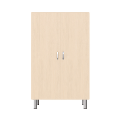 Mobilier - Meuble de rangement scolaire - Armoire de rangement 2 portes avec pieds réglables - Numa