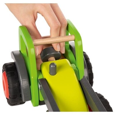 Jouets - Garages, Voitures et Circuits pour Enfant - Tracteur avec remorque en bois