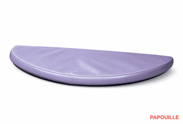 Motricité - Tapis de motricité bébé et enfant - Tapis 1/2 rond en mousse pvc 80 x 40 x 3cm lilas