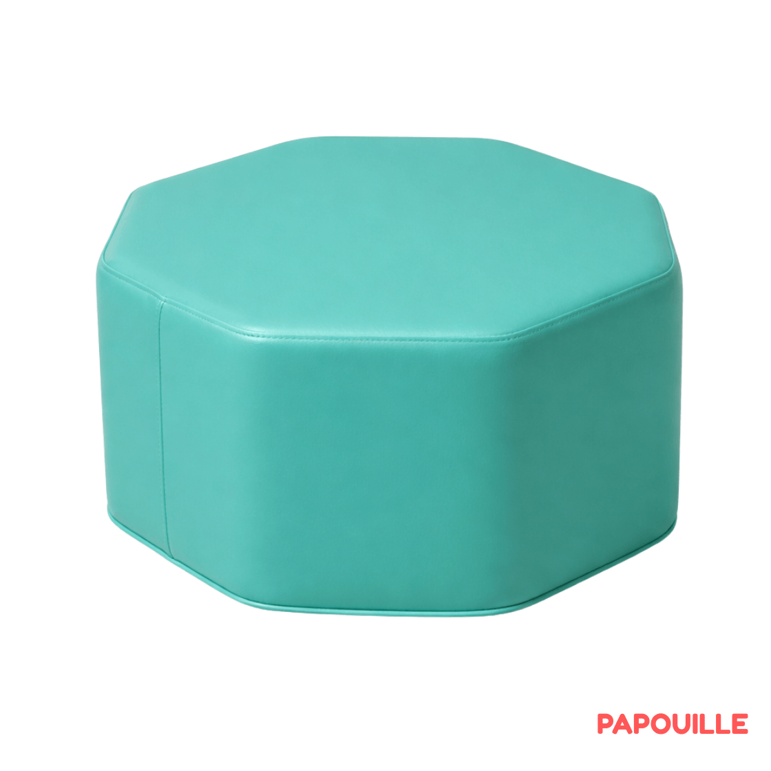Pouf octogone en mousse pvc h.25cm malouine
