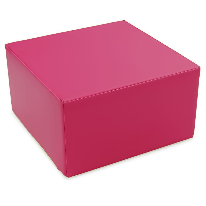 Double bloc carré de motricité 60 x 60 x h 30 cm fuchsia