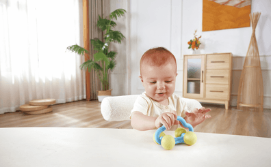 Jouets - Hochets et Jouets Sensoriels - Hochet voiture - matière végétal