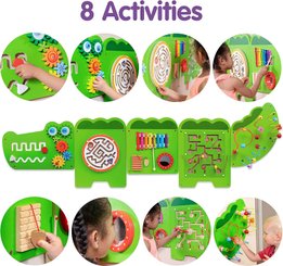 Motricité - Structure et panneaux D'activités - Panneau d'activités murale le grand crocodile
