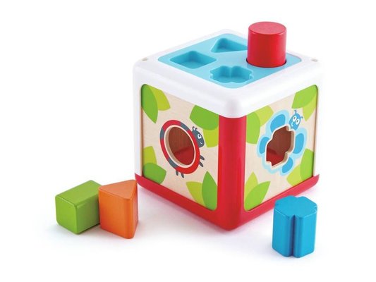 Jouets - Jouets à Empiler ou à Encastrer - Cube trieur de formes 