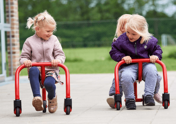 Jeux - Porteurs, Draisiennes, Marcheurs - Porteur tandem 2 à 4 ans sans guidon