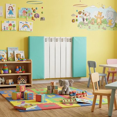 Médical et Prévention - Protection sur Mesure - Protection radiateur en mousse pour angle - 2 pièces - sur mesure