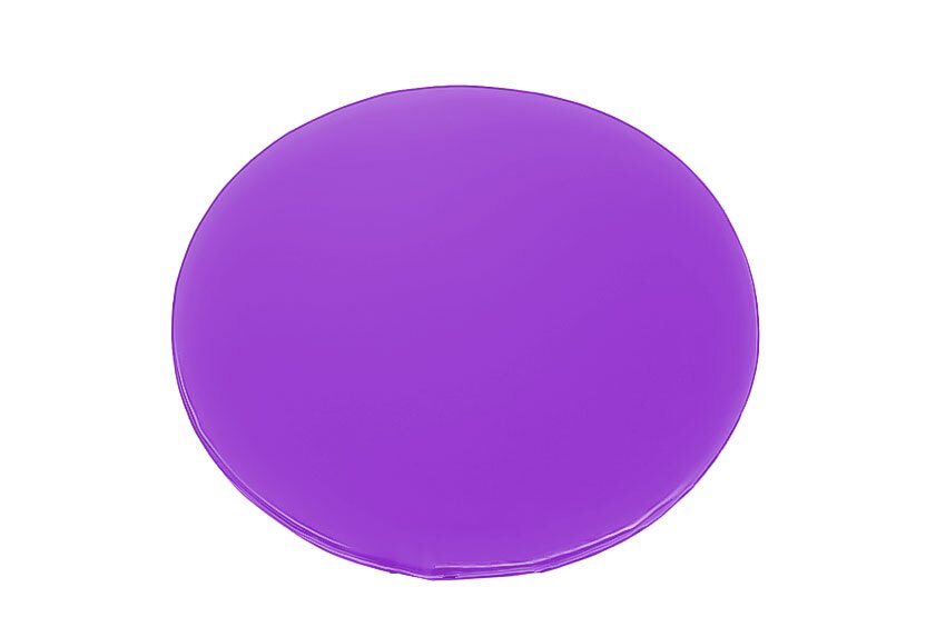 Tapis rond en mousse pvc diam.130cm x ep.3cm lilas