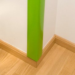 Médical et Prévention - Protection sur Mesure - Protection coin de mur Pistache
