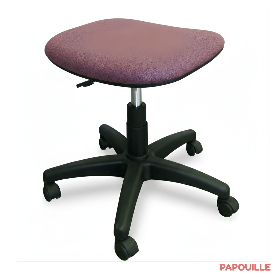 Siège sur roulettes réglable nourrice - Rose