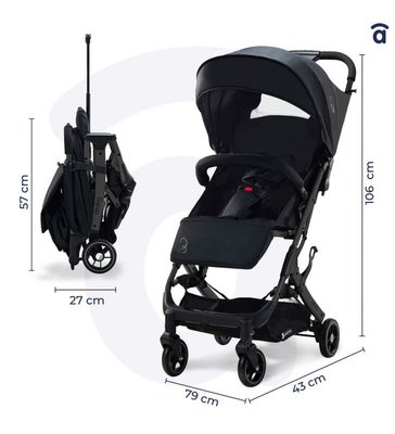 Puériculture - Poussette - Poussette 1 place - adaptée comme bagage cabine - jusqu'à 22 Kg