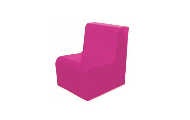 Mobilier - Meuble en mousse et Pouf - Chauffeuse d'angle 32 cm fuchsia