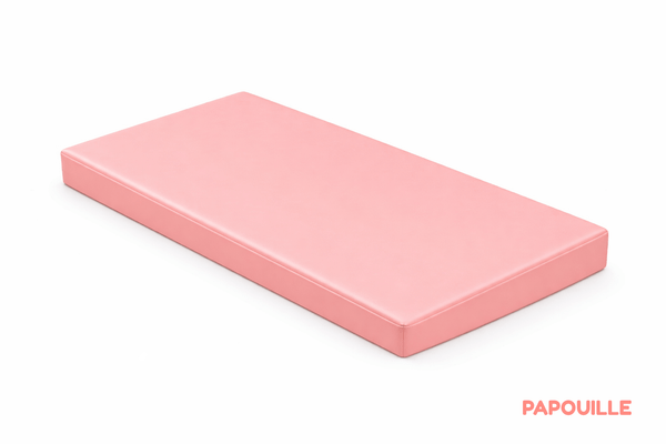 Couchage - Matelas Enfant, Plan incliné et Literie Bébé - Matelas confort en pvc 60x120x10 cm rose