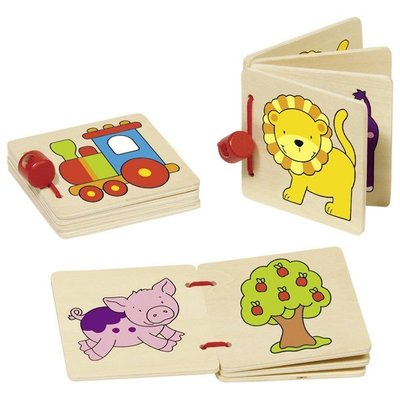 Jouets - Hochets et Jouets Sensoriels - Lot de 3 livres d'images reconnaissance
