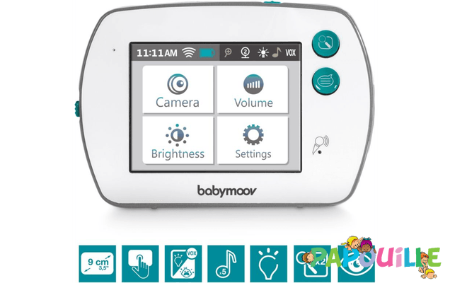 Médical et Prévention - Écoute Bébé - DE // Babyphone vidéo phone bébé multi-fonctions