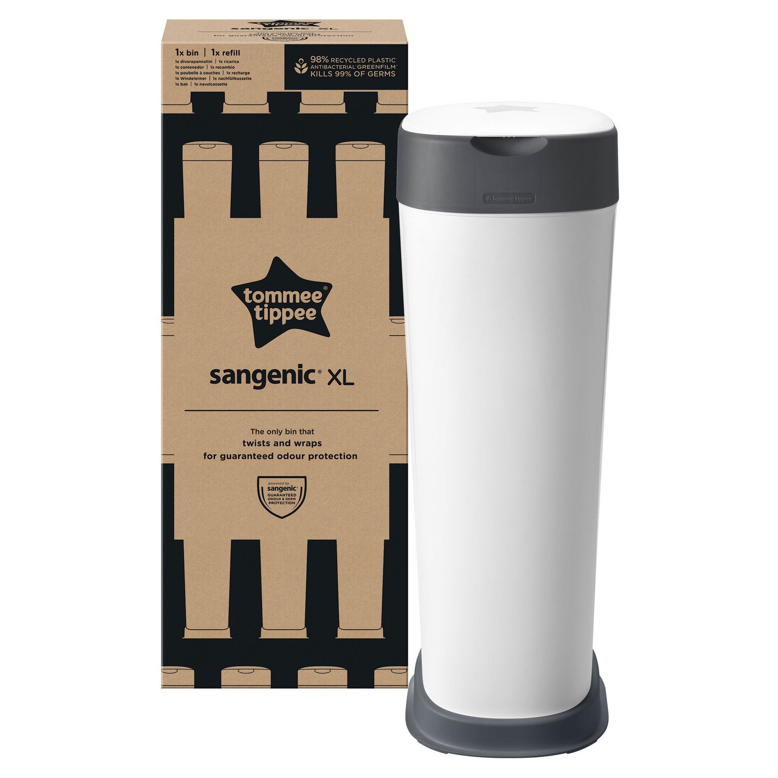 Tommee Tippee Pack de 2 Recharges pour Poubelles à Couches Essentiel et  Simplee