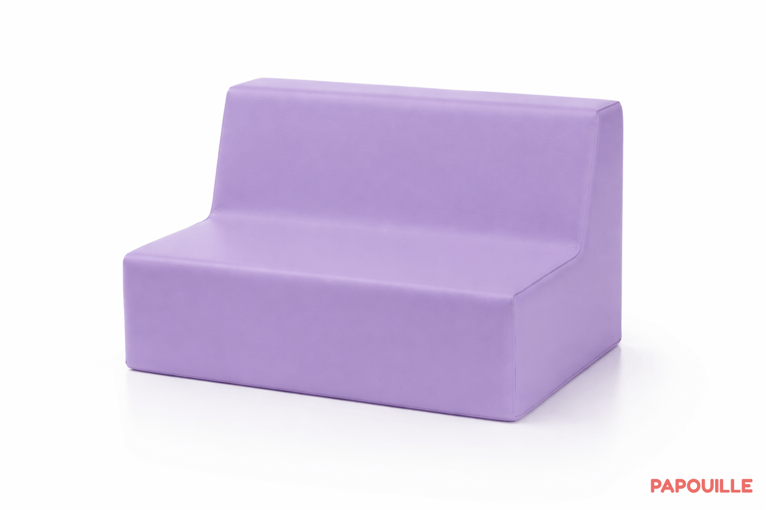 Banquette enfant 2 à 3 places en mousse pvc h. 17cm