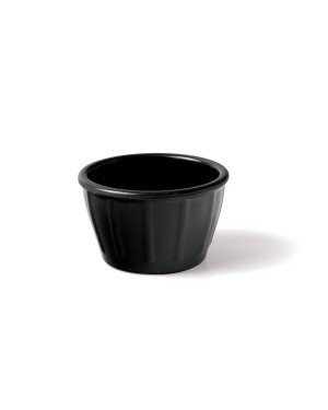 Repas - Raviers, Coupelles et boite de conservation - coupe à compote en mélamine noir