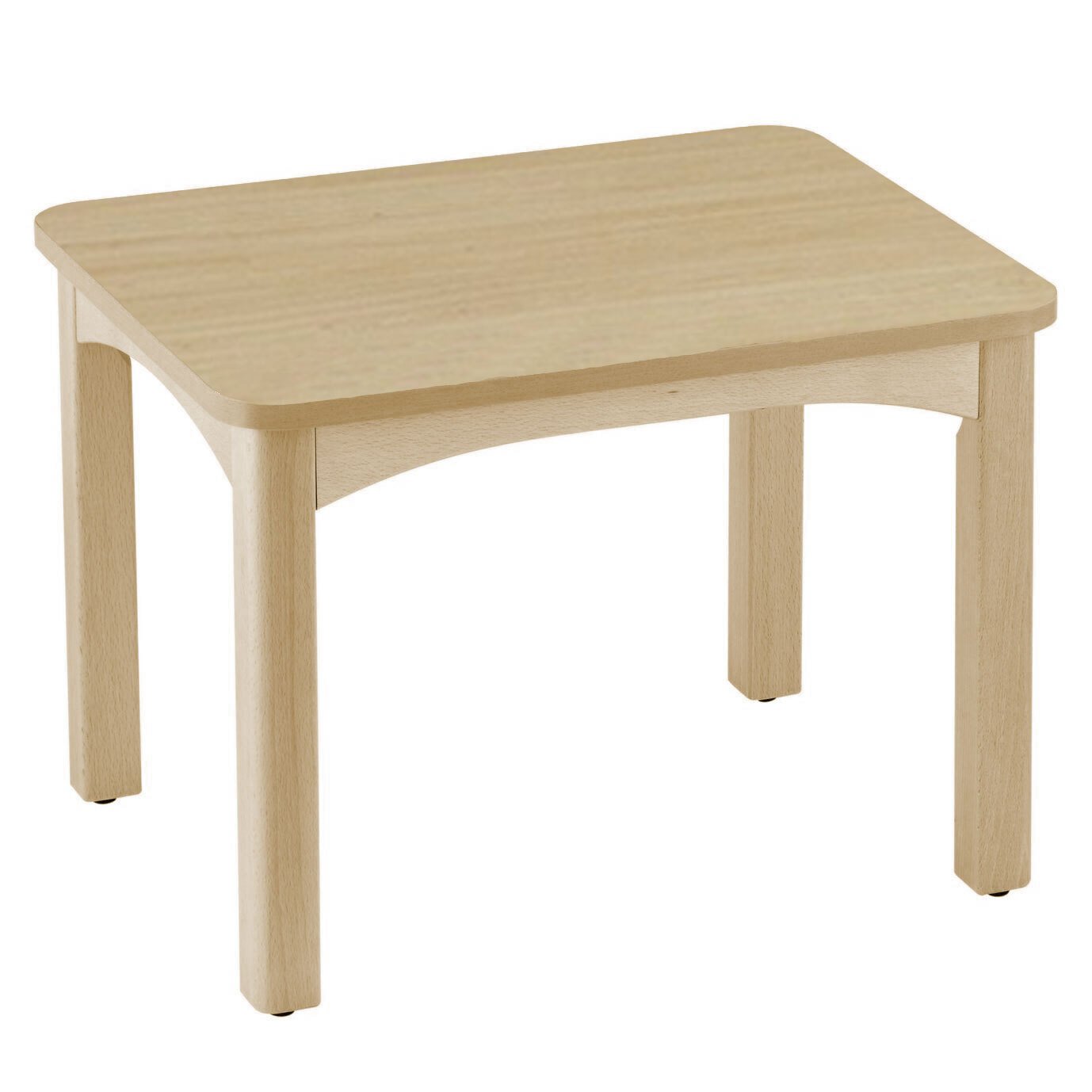 Table en bois pour crèche 60 x 50 cm t0 vernis