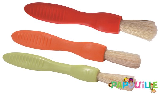 Jeux - Loisirs Créatifs  - Set de 3 pinceaux petites mains