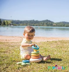 Jouets - Jouets à Empiler ou à Encastrer - Pyramide fleur culbuto