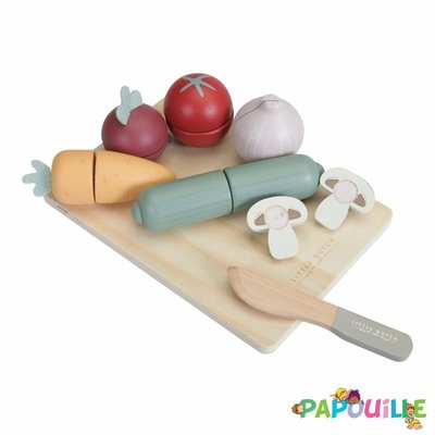 Jouets - Jouets d'Imitation et d'Imagination - Légumes à découper en bois