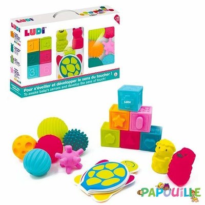 Jouets - Hochets et Jouets Sensoriels - Coffret d'éveil sensoriel