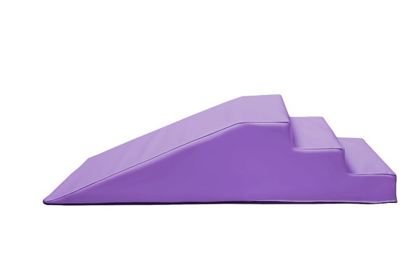 Motricité - Module de Motricité Bébé - Module petit escalier toboggan en mousse pvc h.23 parme