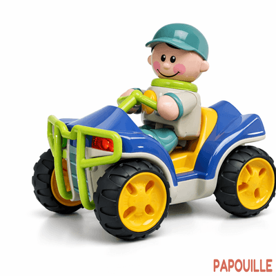 Jouets - Garages, Voitures et Circuits pour Enfant - Quad avec personnage - Tolo Bio