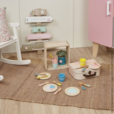 Jouets - Jouets d'Imitation et d'Imagination - Dinette bois
