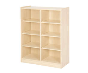 Mobilier - Meuble de rangement scolaire - Etagère fixe - 8 compartiments