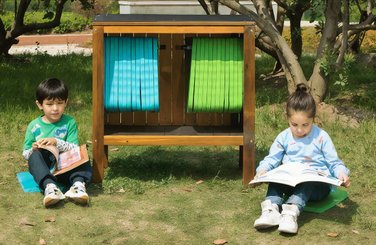 Mobilier - Cabane enfant - Meuble de rangement pour coussins 28 coussins inclus