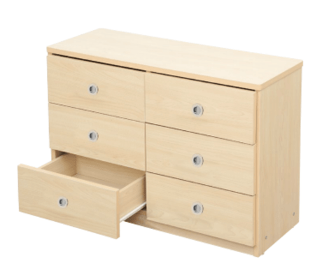 Mobilier - Meuble de rangement scolaire - Commode en bois - 6 tiroirs