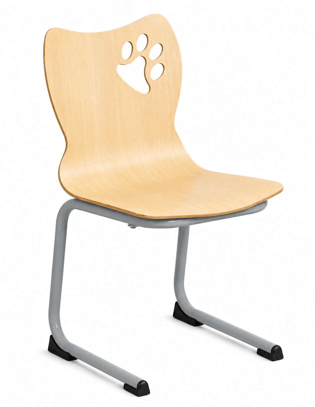 Chaise Alaska 2 pieds H31 cm - T2 - Gris