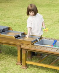 Mobilier - Mobilier extérieur - Set de 3 tables d'eau en plein air